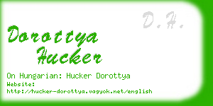 dorottya hucker business card
